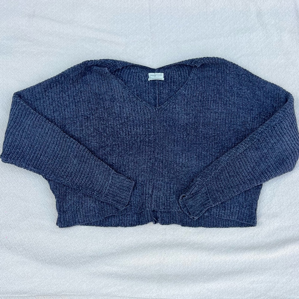 UO Pale Blue Chenille Sweater